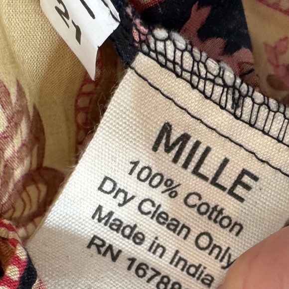 Mille Charlie Top In Nouveau Trellis Size Small Billowy Sleeves Boho Tuckernuck - Picture 14 of 16